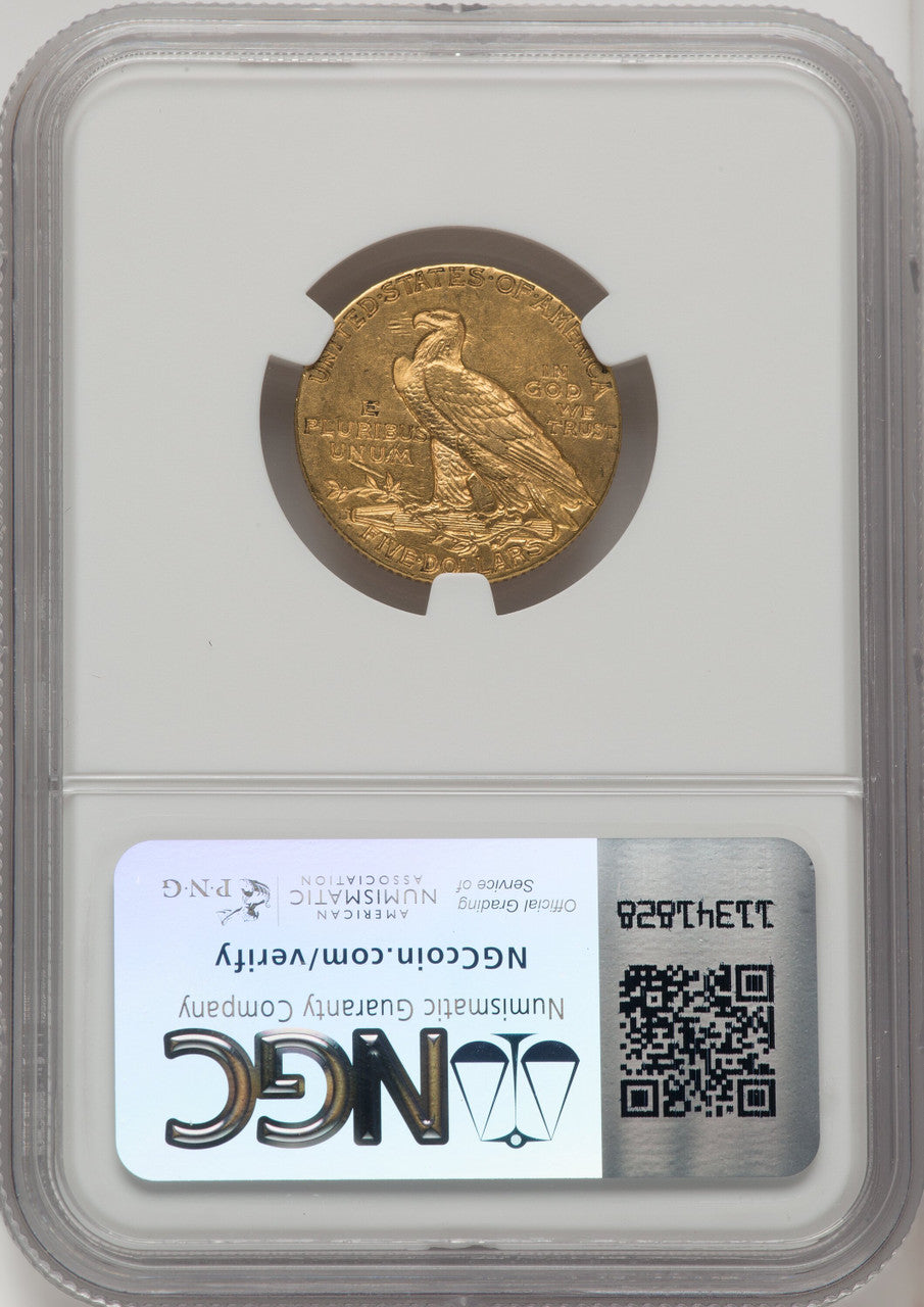 1913-S $5 Indian Half Eagle NGC AU53 (506434003)