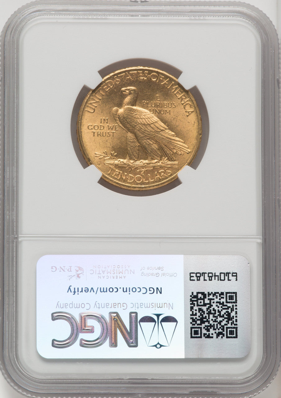 1911-S $10 Indian Eagle NGC MS61