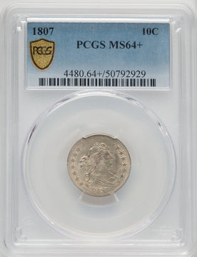1807 10C Early Dime PCGS MS64+