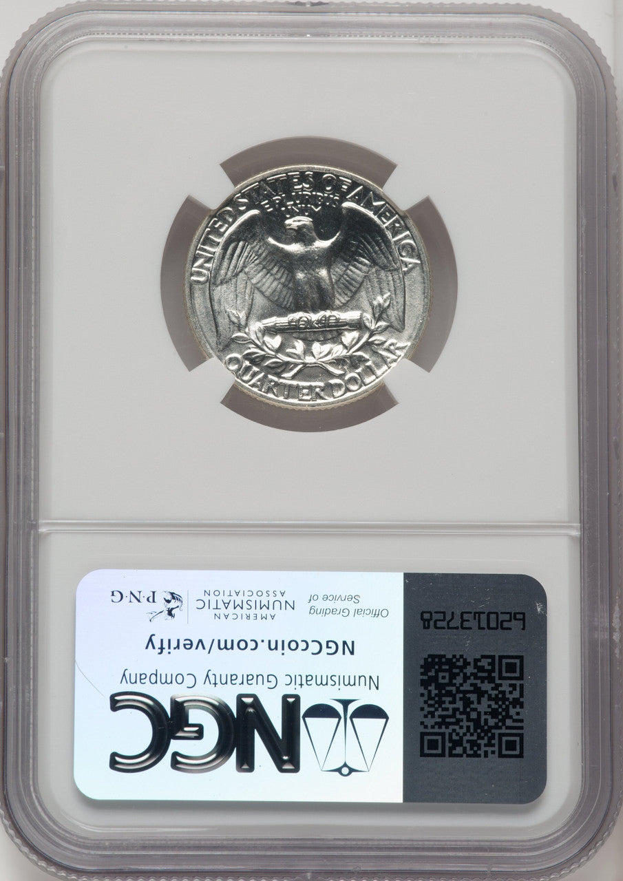 1962 25C Washington Quarter NGC MS67 (771528014)