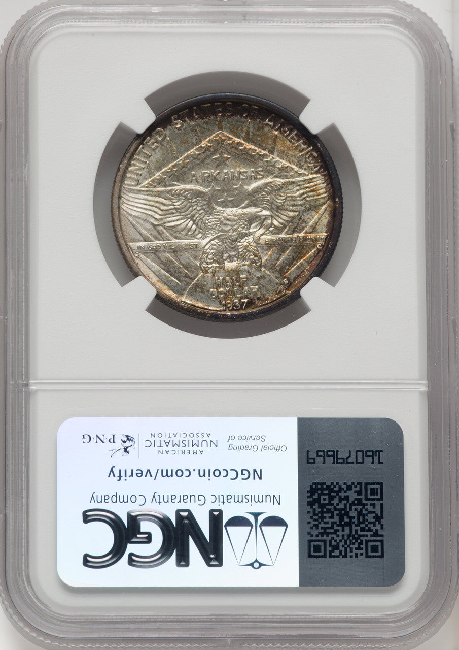 1937-S 50C Arkansas Commemorative Silver NGC MS67