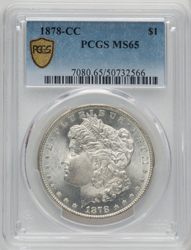 1878-CC Morgan Dollar PCGS MS65 (771238003)