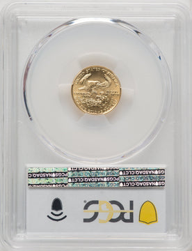 1986 $5 Tenth-Ounce Gold Eagle Blue Gradient PCGS MS70