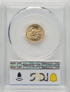 1988 $5 Tenth-Ounce Gold Eagle Blue Gradient PCGS MS70