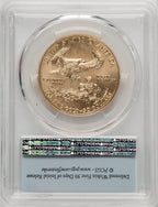 2019-W $50 One Ounce Gold Eagle Burnished First Strike FS Flag PCGS SP70