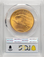 1908-D $20 MOTTO Saint-Gaudens Double Eagle PCGS MS65+