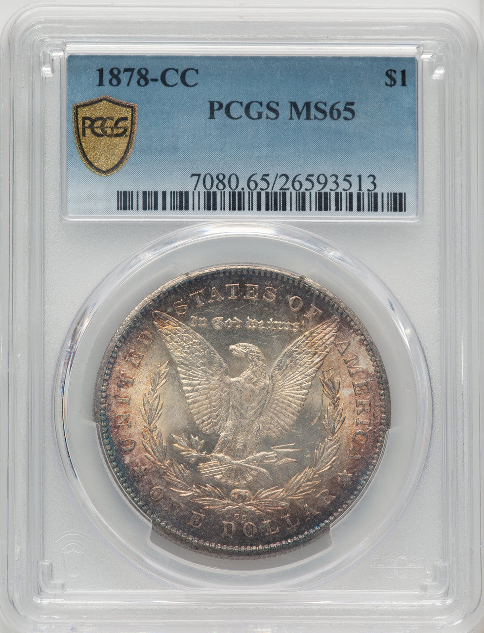 1878-CC Morgan Dollar PCGS MS65 (772603028)