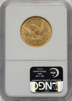 1842-O $10 Liberty Eagle NGC AU53 (772603094)