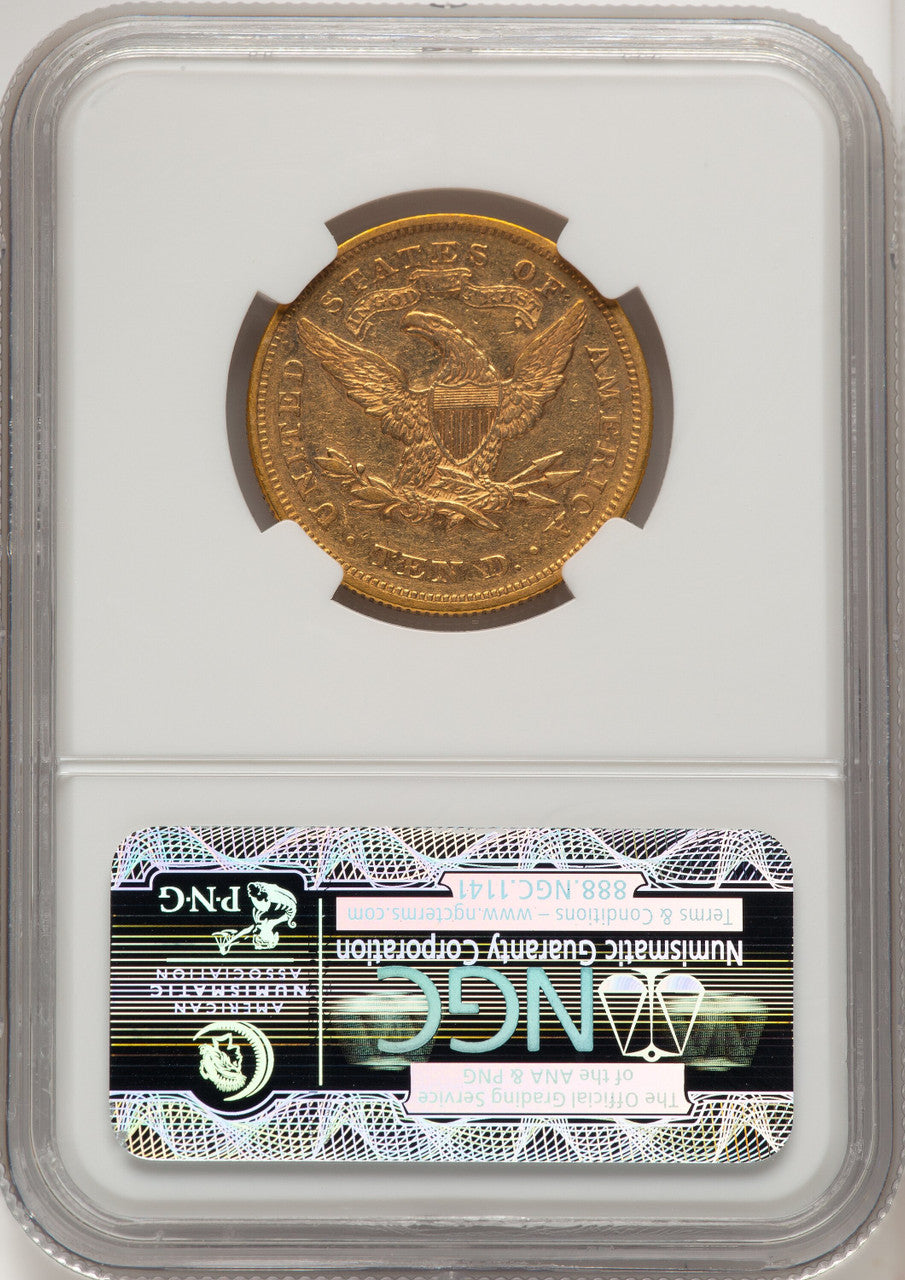 1867 $10 Liberty Eagle NGC AU50 (772603105)