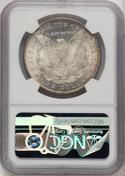 1880-CCVAM 7 8/7 Rev of 78 Morgan Dollar NGC MS64+