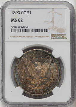 1890-CC Morgan Dollar NGC MS62 (772603035)