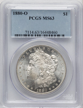 1880-O Morgan Dollar PCGS MS63 (520082081)