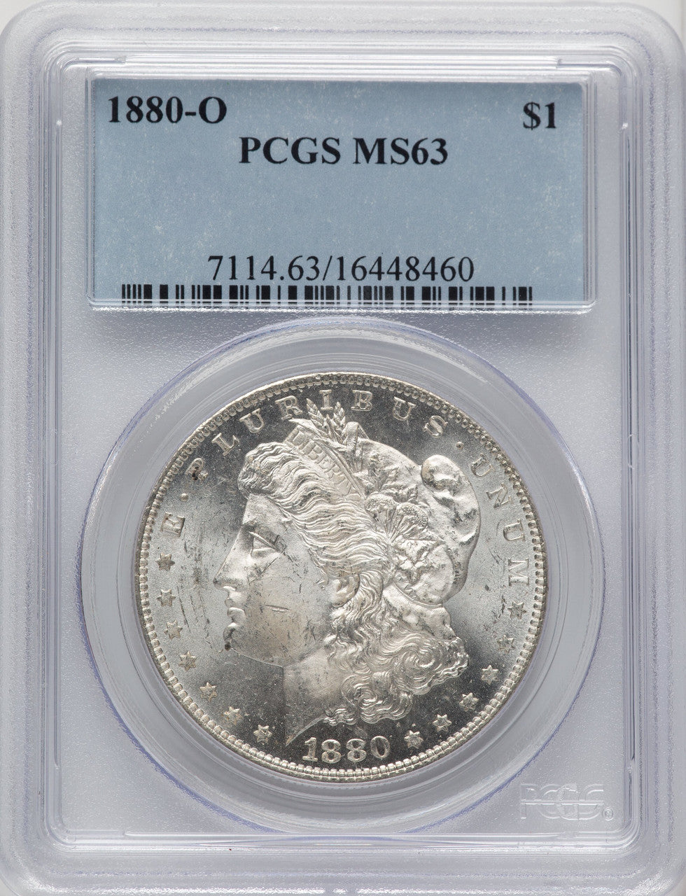 1880-O Morgan Dollar PCGS MS63 (520082081)