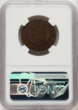 1785  Token Inimica Tyrannis Bolen Copy W-14230 MSBN Colonials NGC MS61