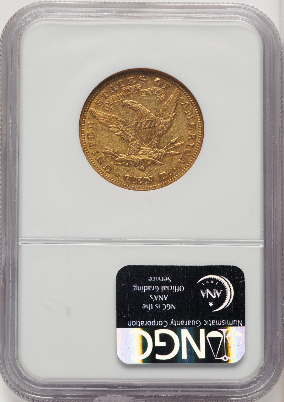 1881-O $10 Liberty Eagle NGC AU50