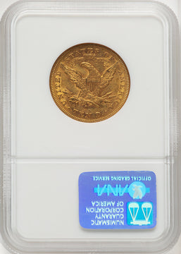 1880-O $10 Liberty Eagle NGC AU55 (772603110)