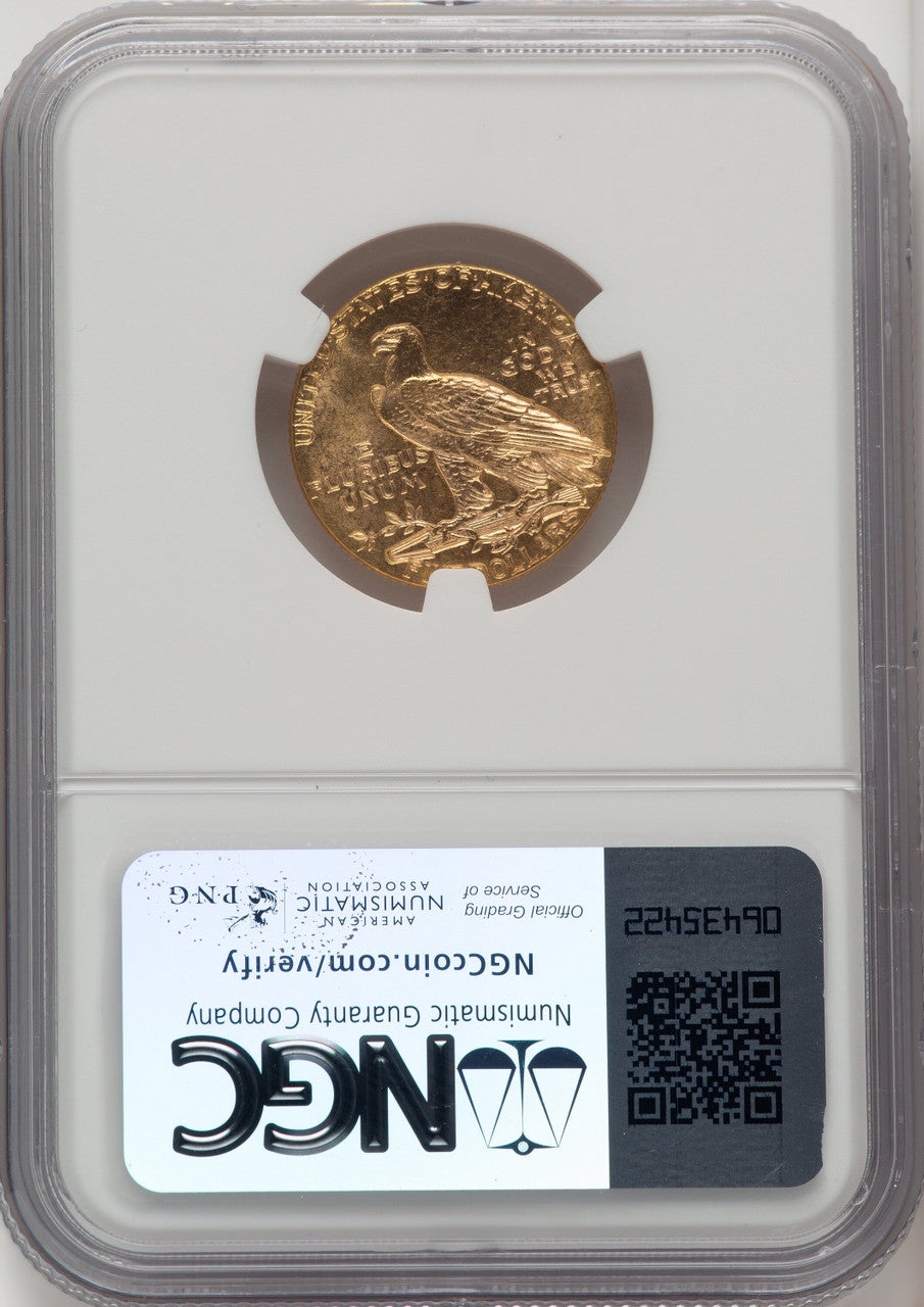 1912 $5 Indian Half Eagle NGC MS63 (772603156)