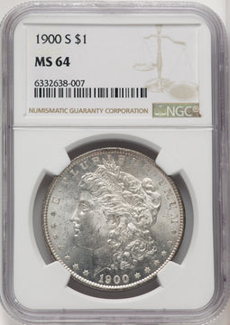 1900-S Morgan Dollar NGC MS64 (520082083)