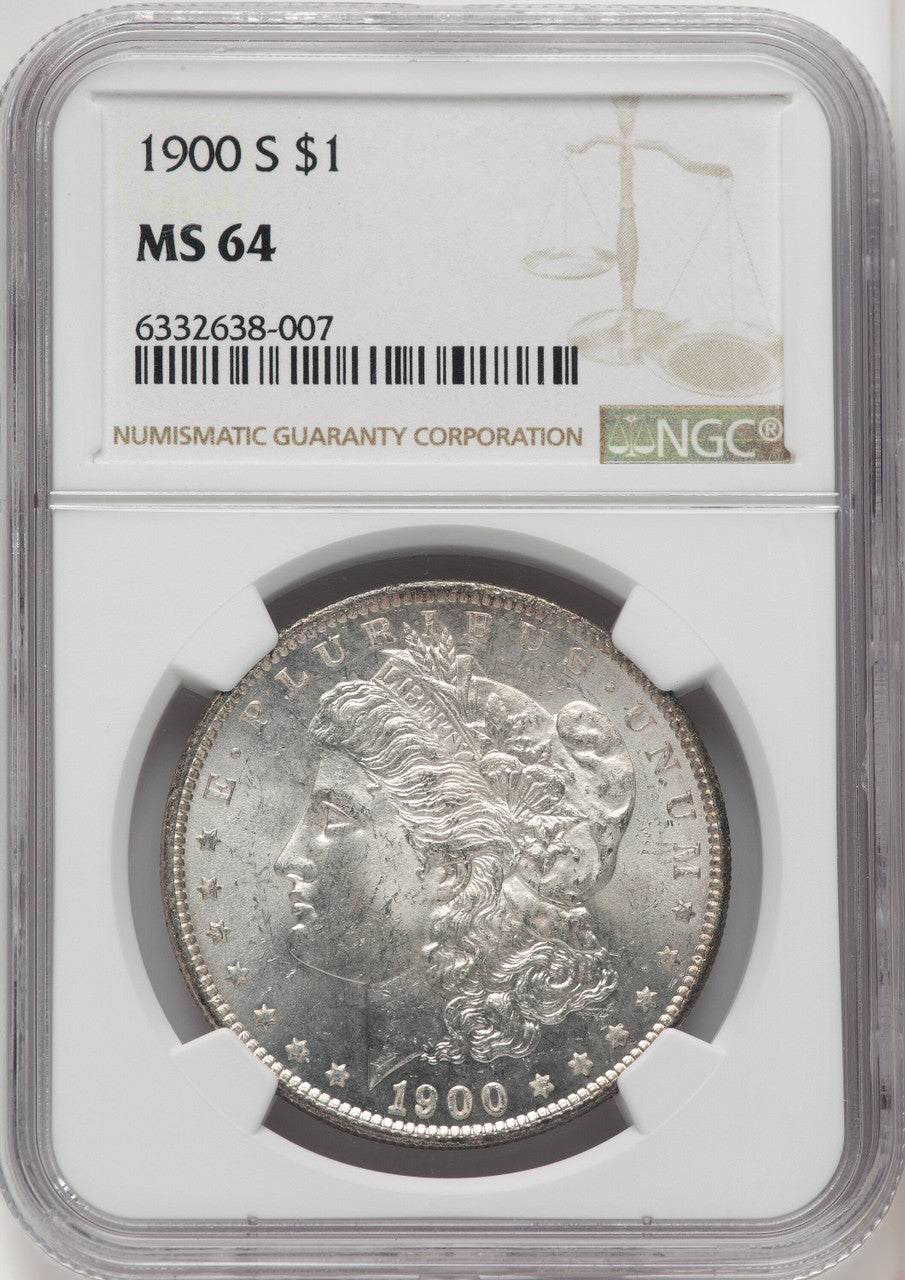 1900-S Morgan Dollar NGC MS64 (520082083)