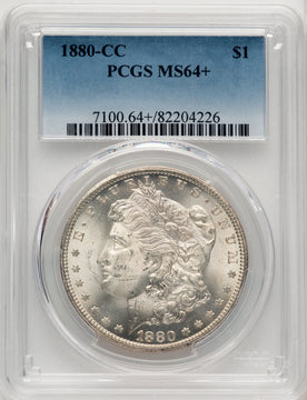 1880-CC Morgan Dollar PCGS MS64+