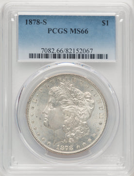 1878-S Morgan Dollar PCGS MS66
