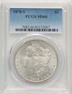 1878-S Morgan Dollar PCGS MS66