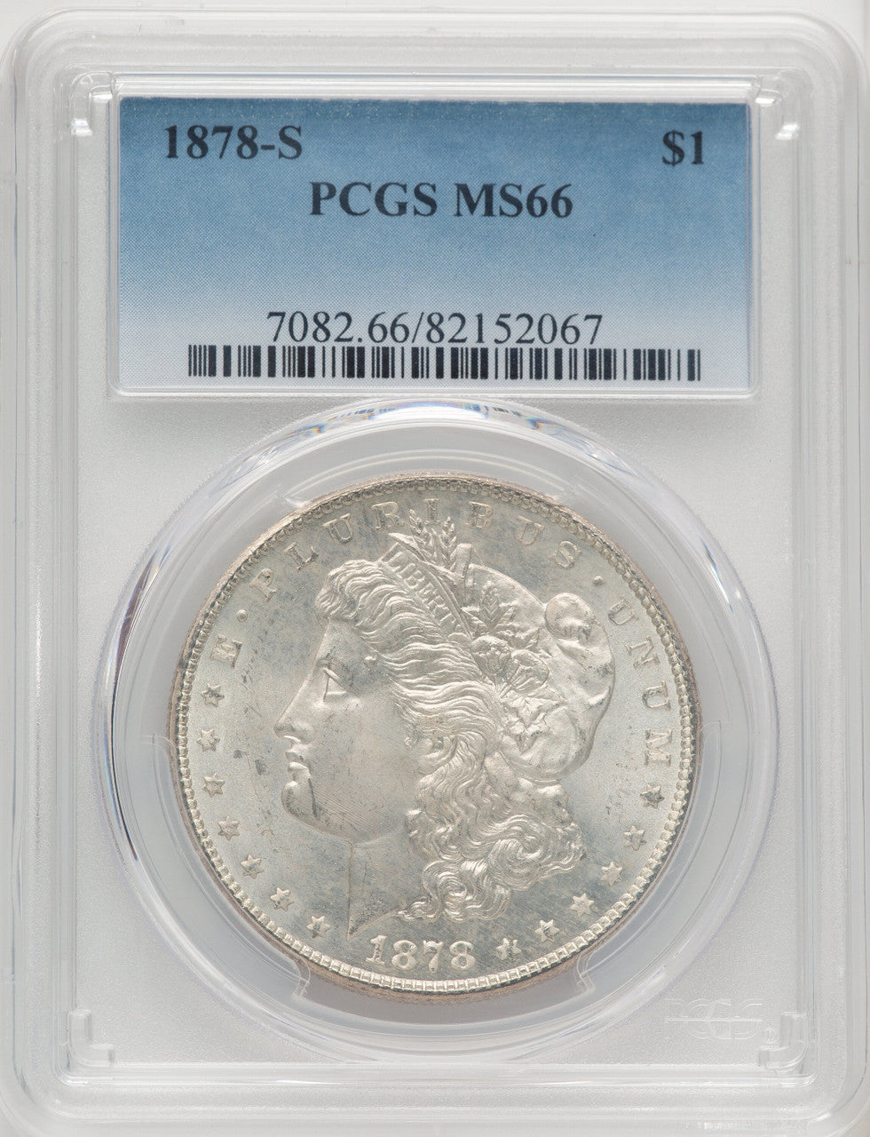 1878-S Morgan Dollar PCGS MS66