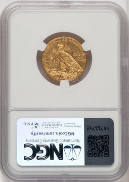 1908-D $5 Indian Half Eagle NGC MS64 (772556008)