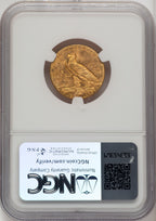 1908-D $5 Indian Half Eagle NGC MS64 (772556007)