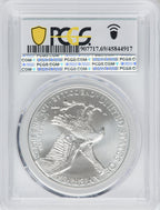 2021 American Silver Eagle Type 2 At Dusk & Dawn 35th Anniversary 312th PCGS MS69
