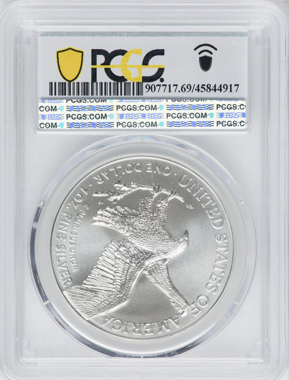 2021 American Silver Eagle Type 2 At Dusk & Dawn 35th Anniversary 312th PCGS MS69