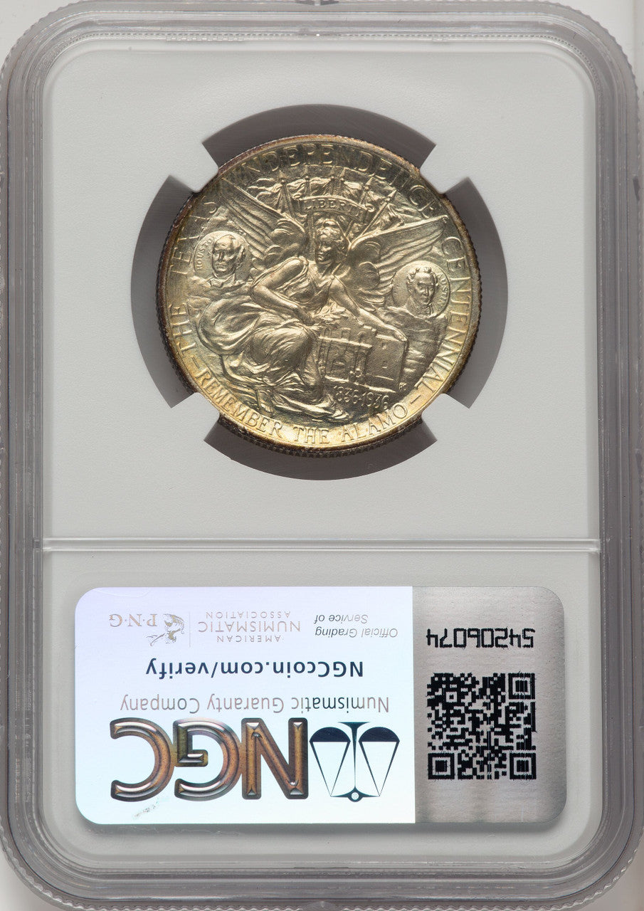 1935 50C Texas Commemorative Silver NGC MS67 (772775022)