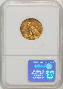 1911 $5 Indian Half Eagle NGC MS63 (772775019)