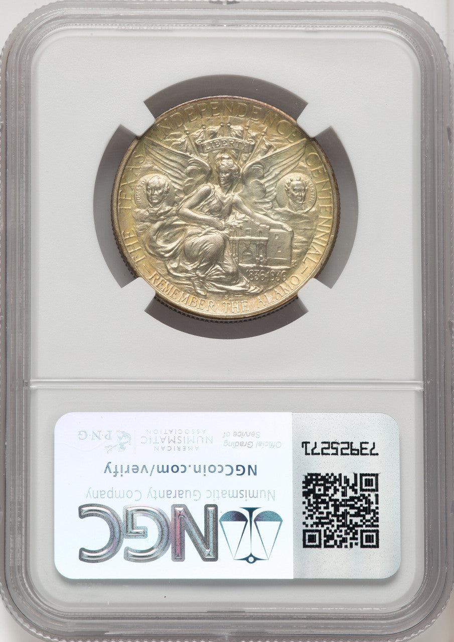 1937-S 50C Texas Commemorative Silver NGC MS67