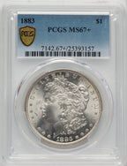 1883 Morgan Dollar PCGS MS67+