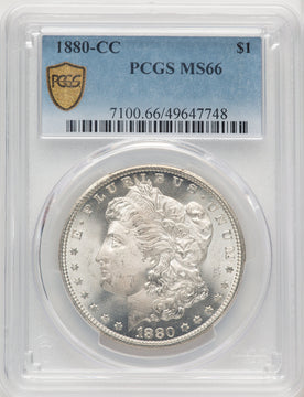 1880-CC Morgan Dollar PCGS MS66