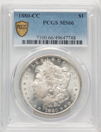 1880-CC Morgan Dollar PCGS MS66