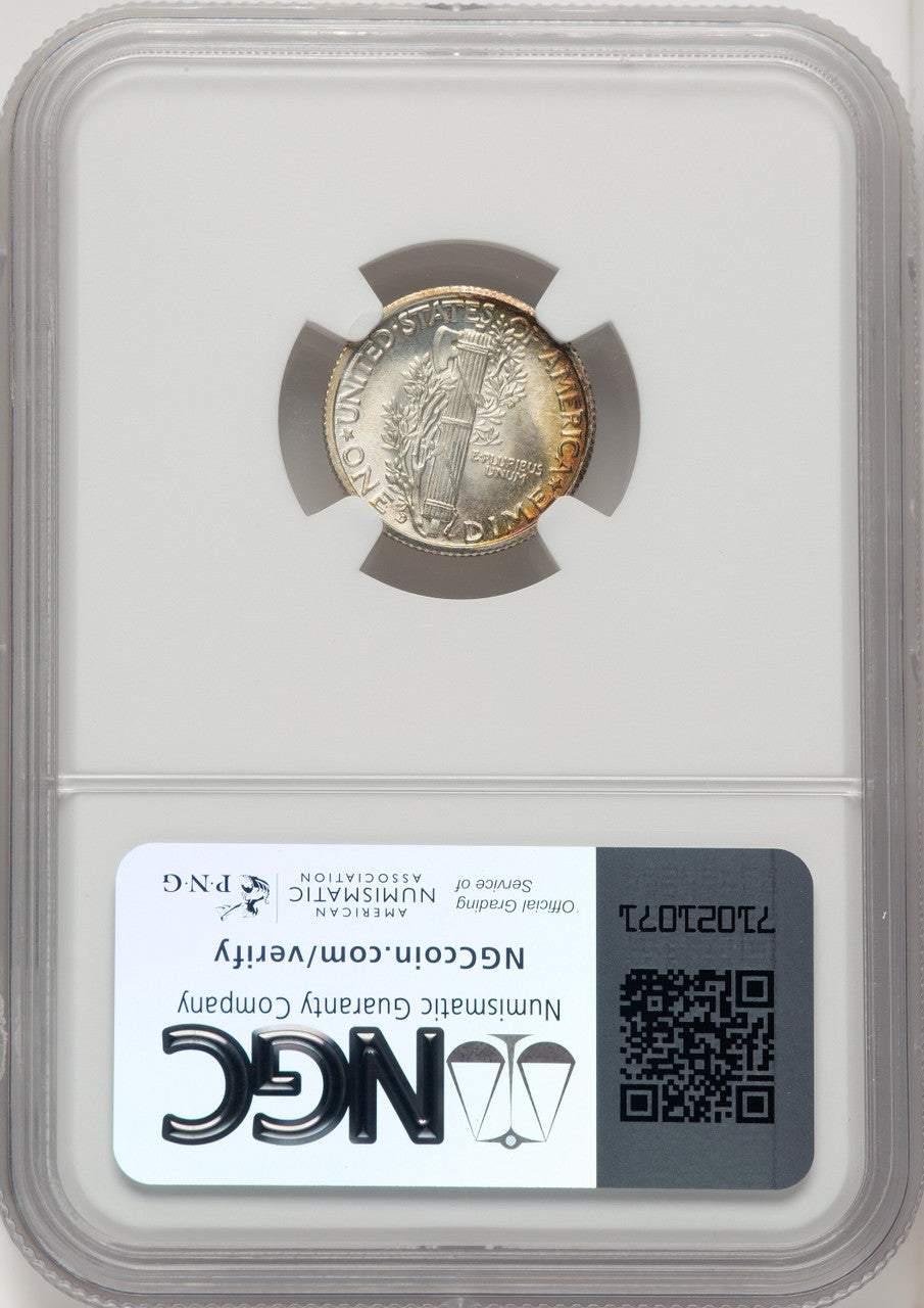 1934-D 10C FB Mercury Dime NGC MS67