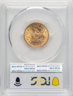 1893 $5 Liberty Half Eagle PCGS MS65