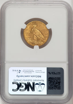 1915 $5 Indian Half Eagle NGC MS63 (772838001)