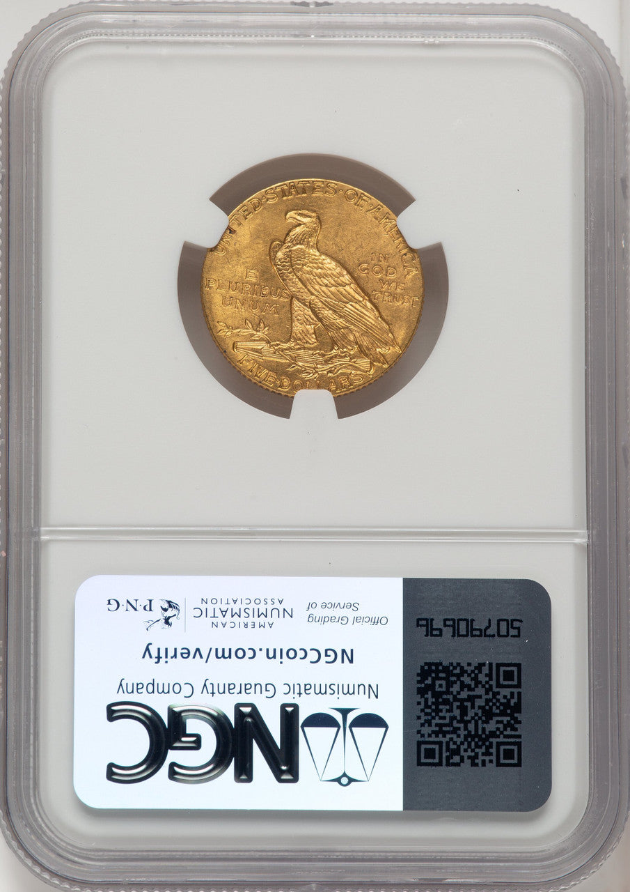 1915 $5 Indian Half Eagle NGC MS63 (772838001)