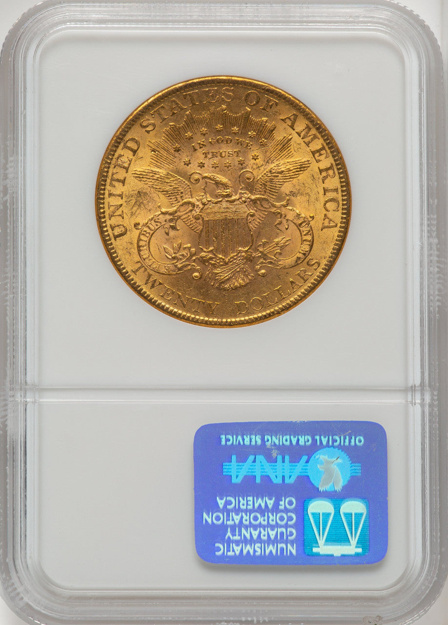 1888 $20 CAC Liberty Double Eagle NGC MS62