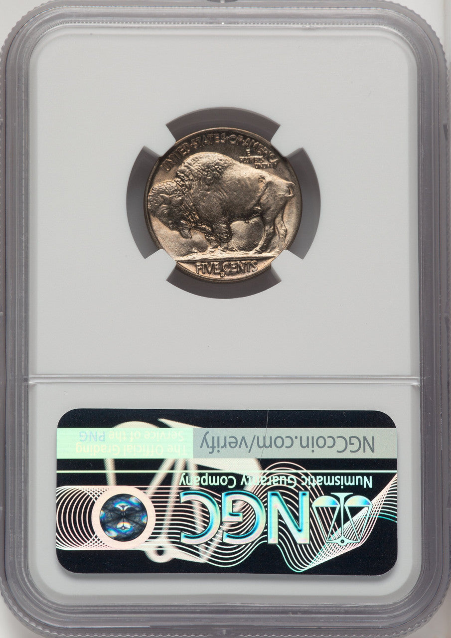 1937-D 5C Buffalo Nickel NGC MS67 (772810005)