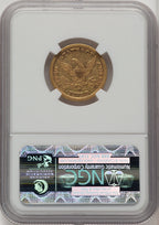 1844-O $5 Liberty Half Eagle NGC VF25