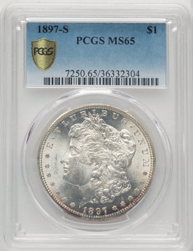 1897-S Morgan Dollar PCGS MS65