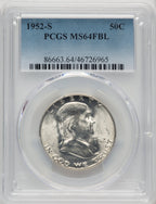 1952-S 50C FL Franklin Half Dollar PCGS MS64 (772810010)