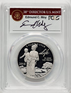 2018-W $100 One Ounce Platinum Eagle Life Moy Ed Moy PCGS PR70