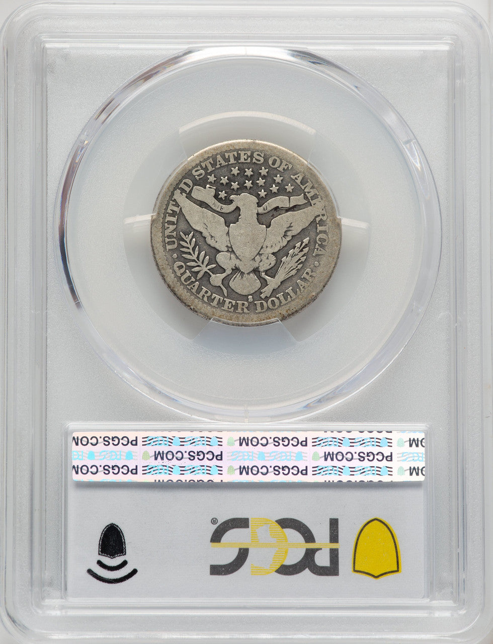 1913-S 25C Blue Gradient Barber Quarter PCGS G4