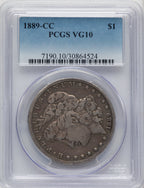 1889-CC Morgan Dollar PCGS VG10