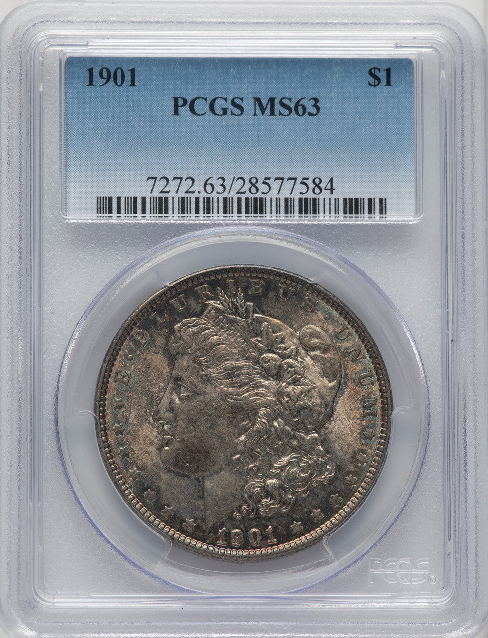 1901 Morgan Dollar PCGS MS63